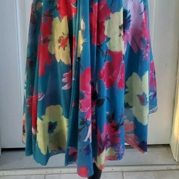 Anthropologie Weston Wear Floral Quinby Dress Key Hole Womens Size Small NEW - Picture 3 of 8